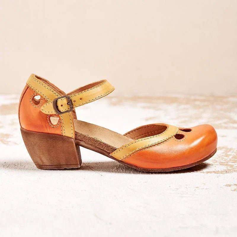 Liora | Comfortable Low - Heeled Sandals