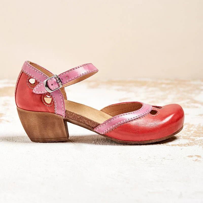 Liora | Comfortable Low - Heeled Sandals