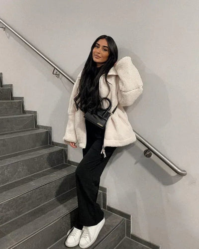 Liora – Oversized Teddy Jackets