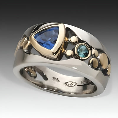 LLEWELYN | BLUE CRYSTAL RING