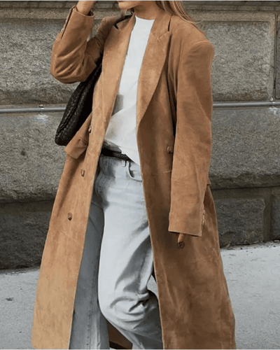 Long Suede Coat