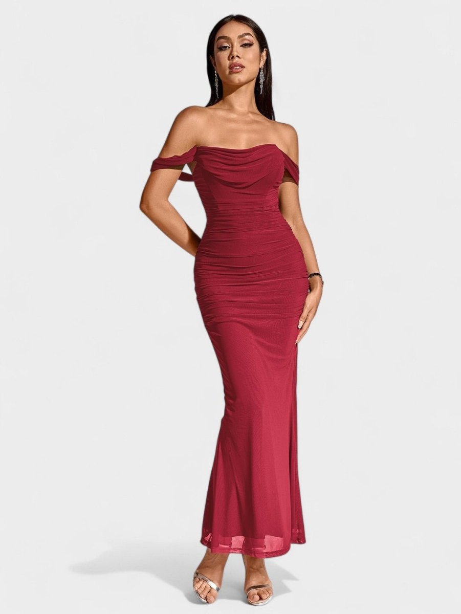 Lora | Nuit Draped Evening Gown