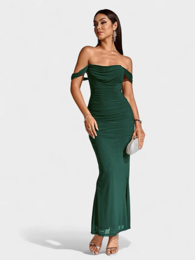 Lora | Nuit Draped Evening Gown