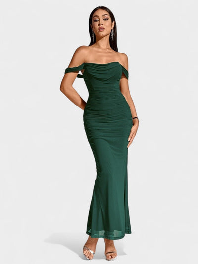 Lora | Nuit Draped Evening Gown