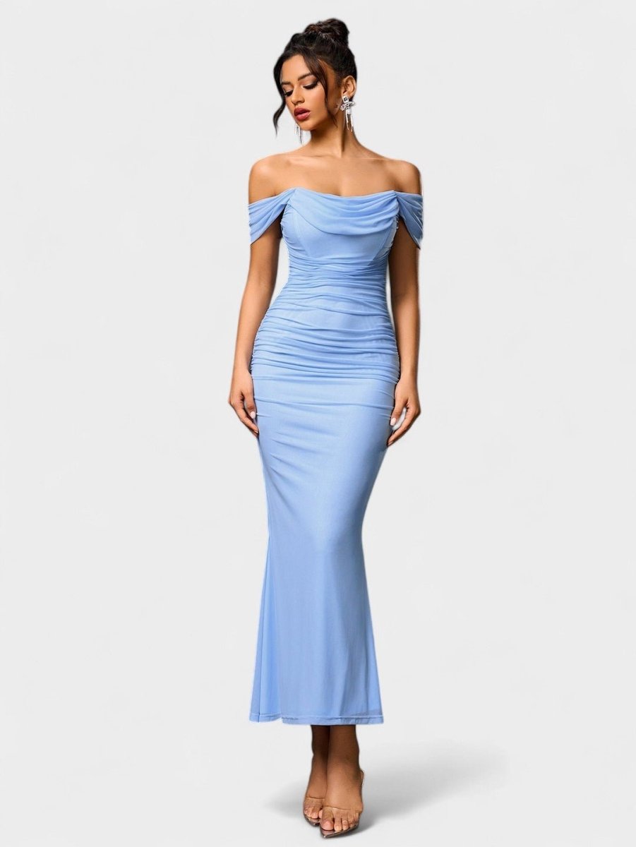 Lora | Nuit Draped Evening Gown