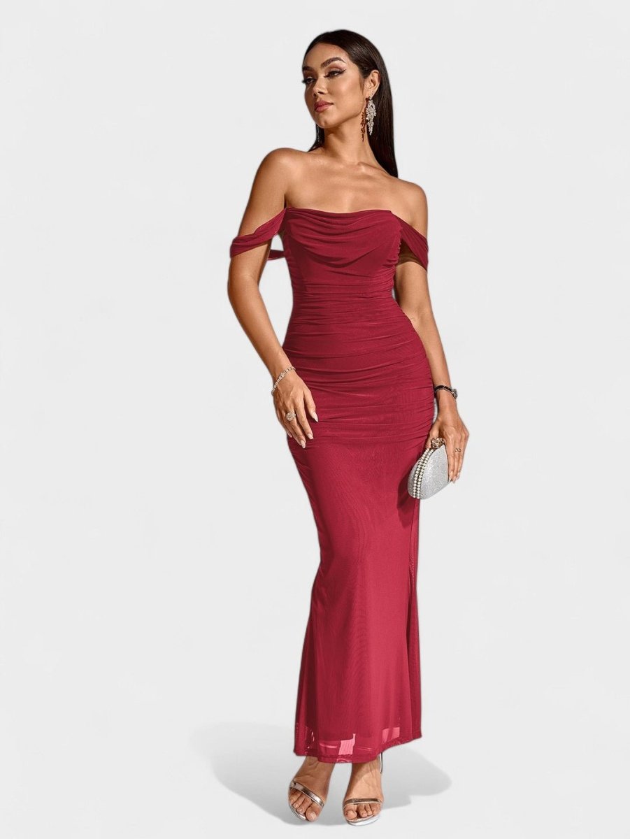 Lora | Nuit Draped Evening Gown