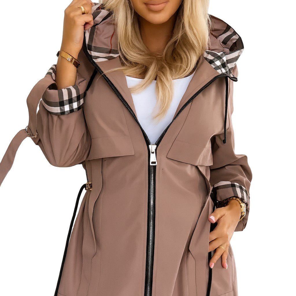 Maeve | Stylish Hooded Trench Coat