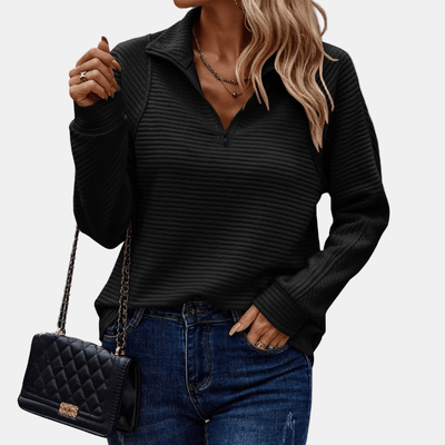 Maevira | Half - Zip Detailed Pullover