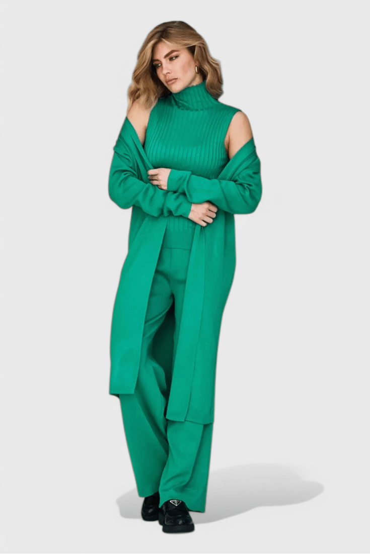 Mahalia | 3 - Piece Knit Co - Ord Set