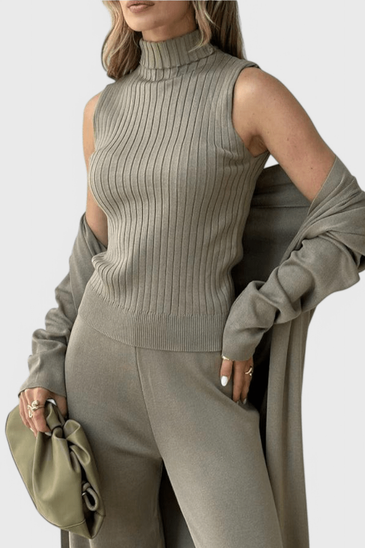 Mahalia | 3 - Piece Knit Co - Ord Set