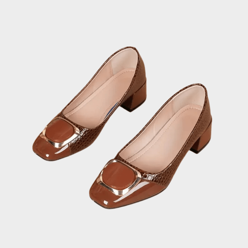 Marcella | Orthopedic Low - Heeled Closed Toe Sandals