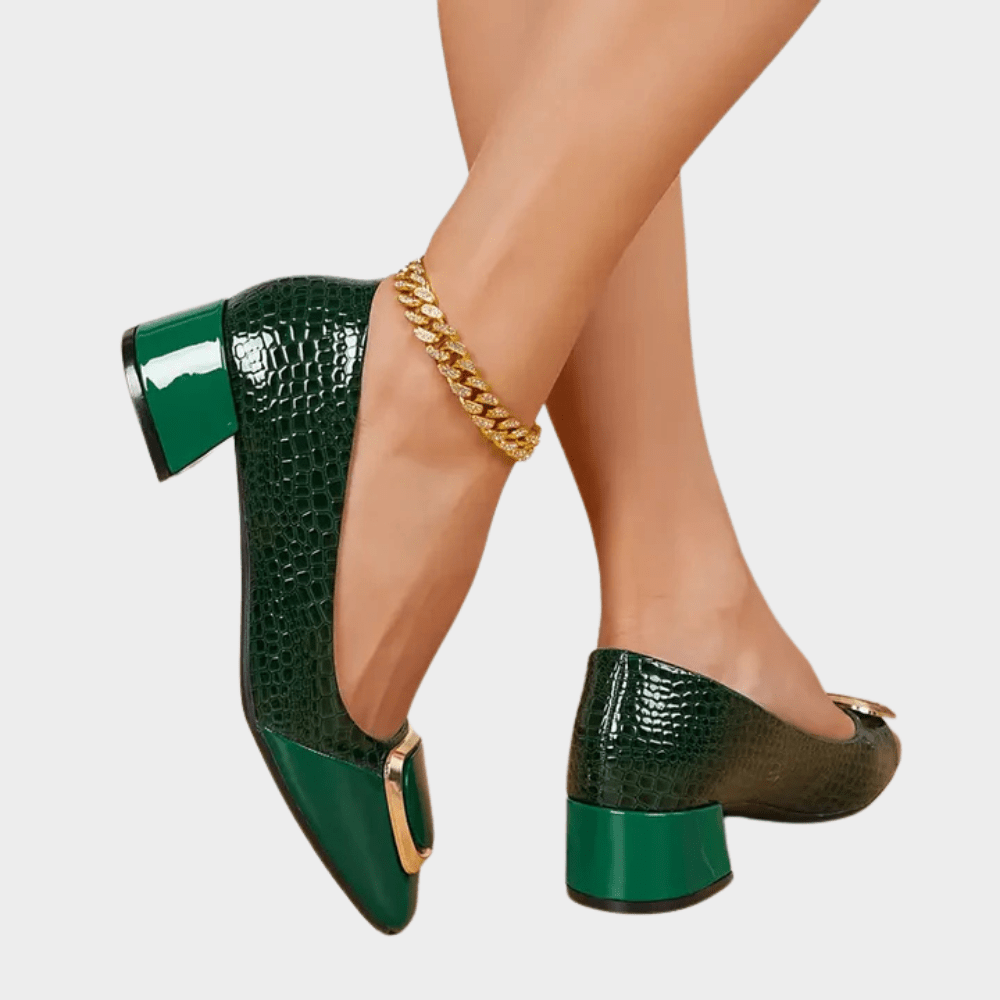 Marcella | Orthopedic Low - Heeled Closed Toe Sandals