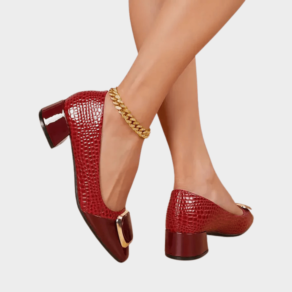 Marcella | Orthopedic Low - Heeled Closed Toe Sandals