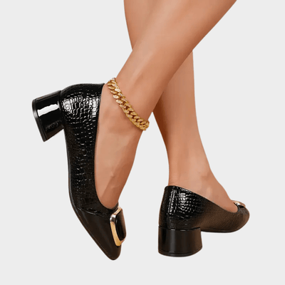 Marcella | Orthopedic Low - Heeled Closed Toe Sandals