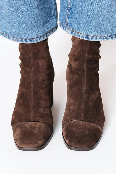 Margaux | Elegant Suede Ankle Boots
