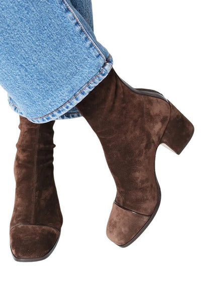 Margaux | Elegant Suede Ankle Boots