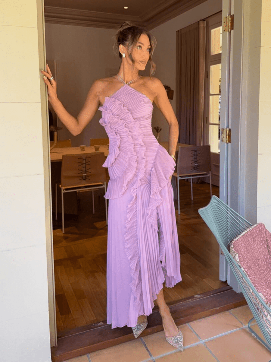 Marina | Pleated Maxi Dress