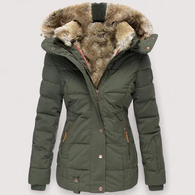 Marylin – Warm winter coat with fur lining