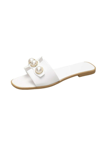 Mia | Pearl Flat Slippers