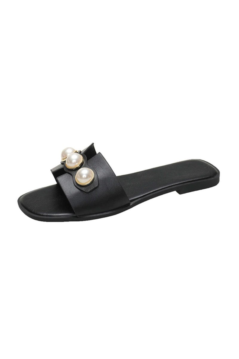 Mia | Pearl Flat Slippers