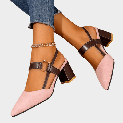 Mirelle | Pointed - toe block heels