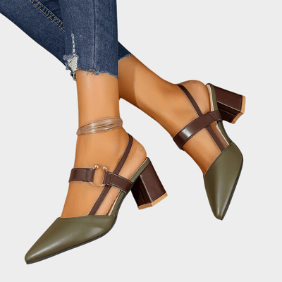 Mirelle | Pointed - toe block heels