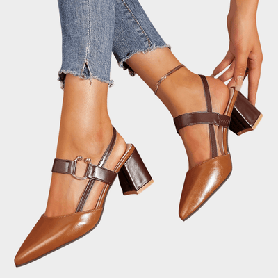 Mirelle | Pointed - toe block heels