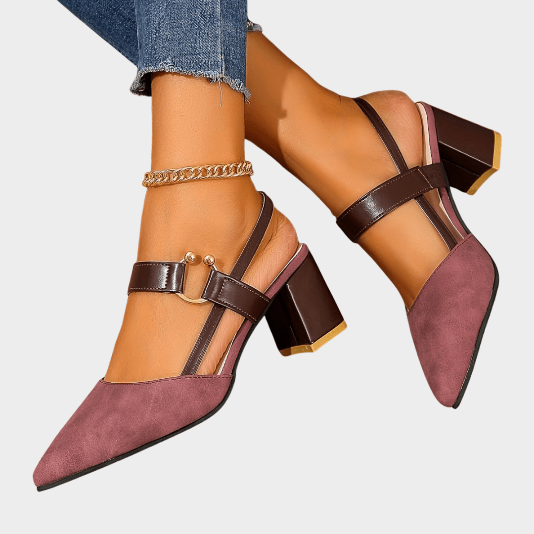 Mirelle | Pointed - toe block heels