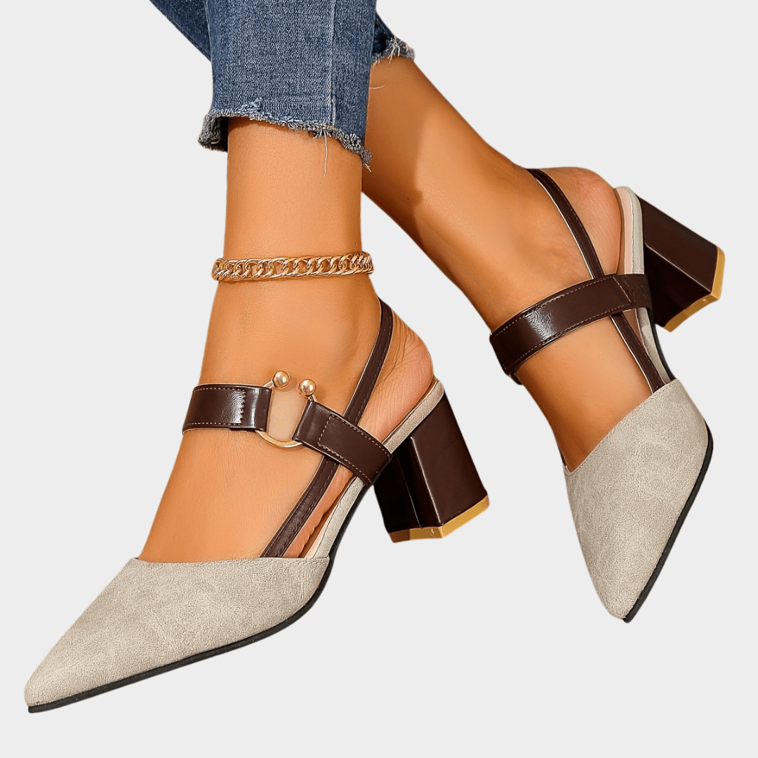 Mirelle | Pointed - toe block heels