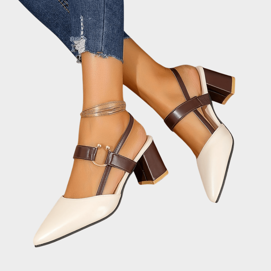 Mirelle | Pointed - toe block heels