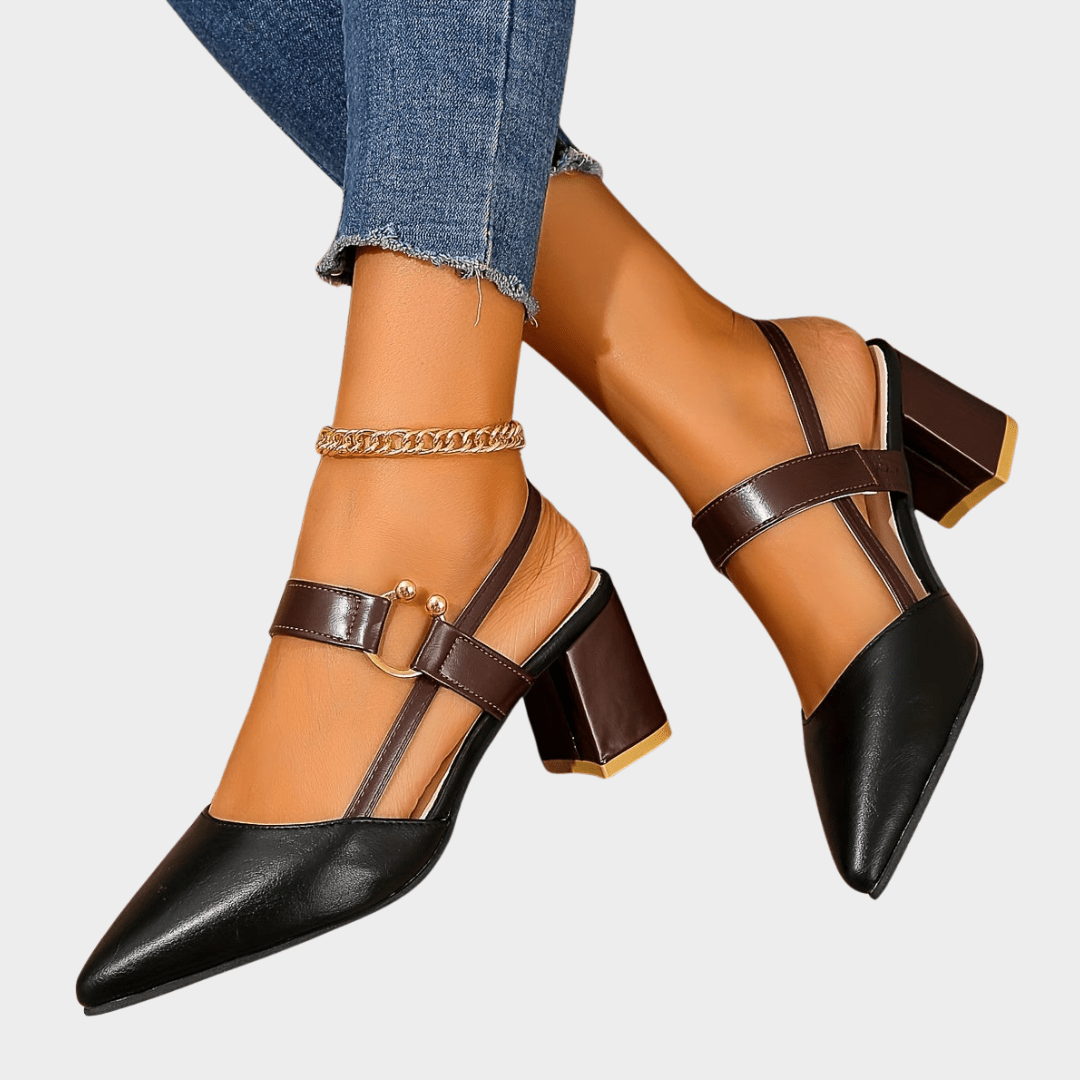 Mirelle | Pointed - toe block heels