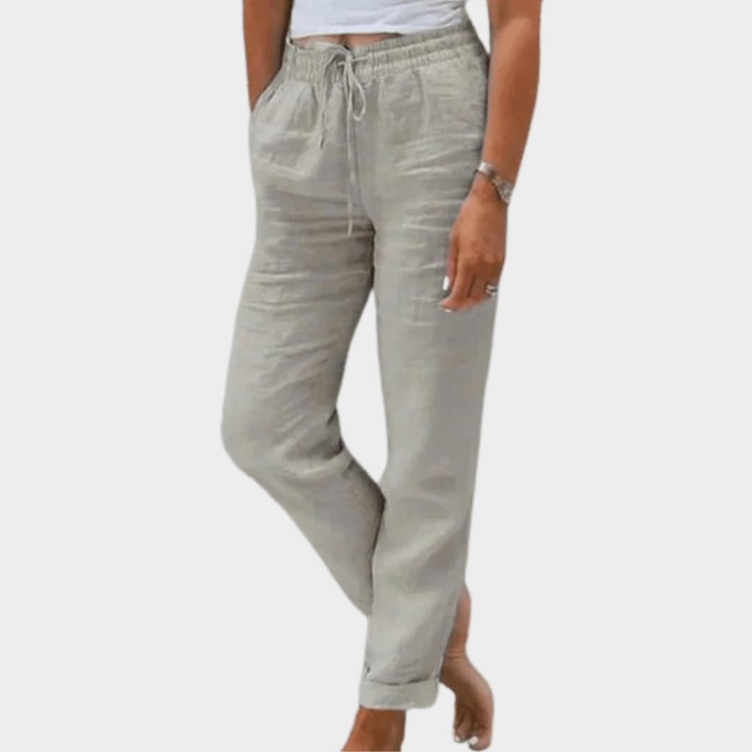 MISTY | COMFORTABLE HIGH - WAIST CORDUROY PANTS