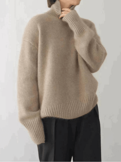 MONIKA | High Neck Cashmere Sweater