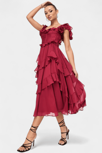 Natalie | Radiant Midi Dress