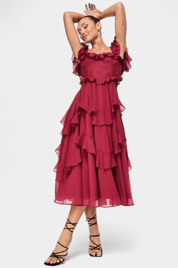 Natalie | Radiant Midi Dress