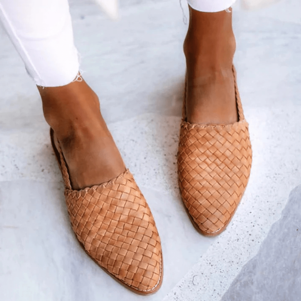 NATALIE | STYLISH WOVEN STLE SANDALS