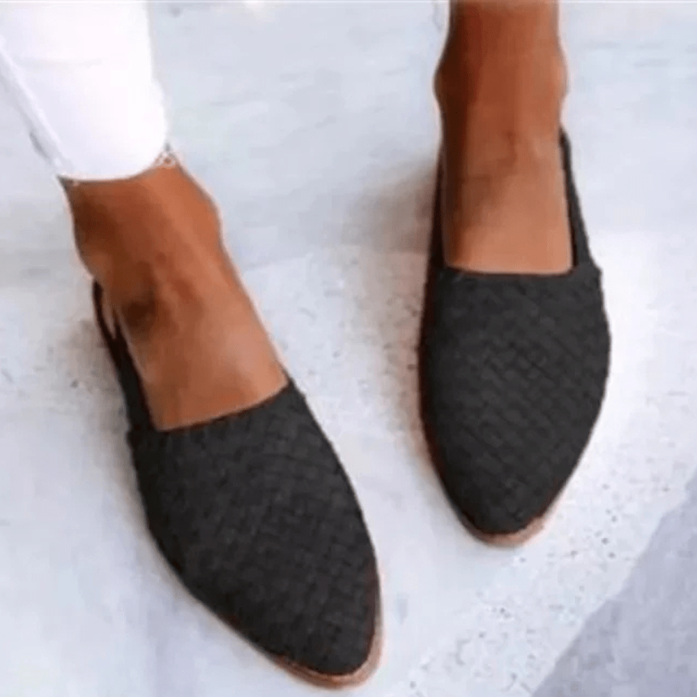 NATALIE | STYLISH WOVEN STLE SANDALS