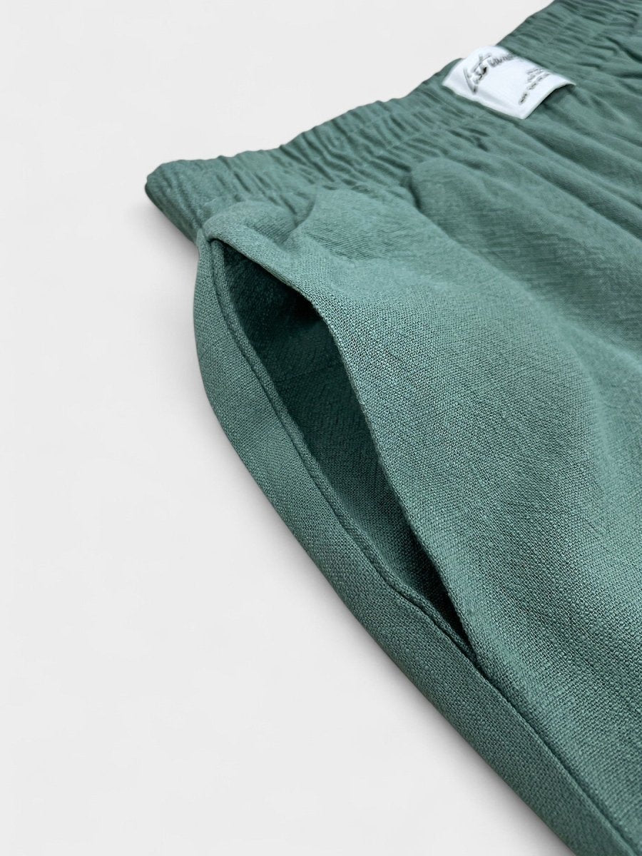 Noa | Linen Wide - Leg Two - Piece Set