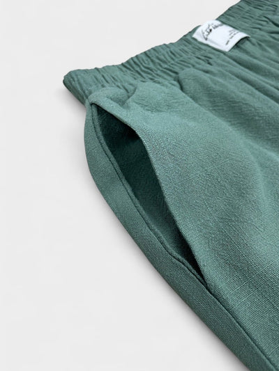 Noa | Linen Wide - Leg Two - Piece Set