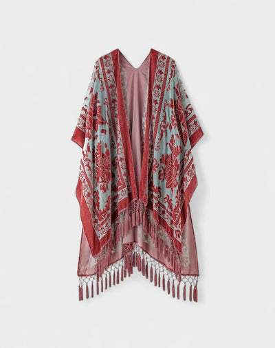 Noa | Velvet Kimono Cardigan