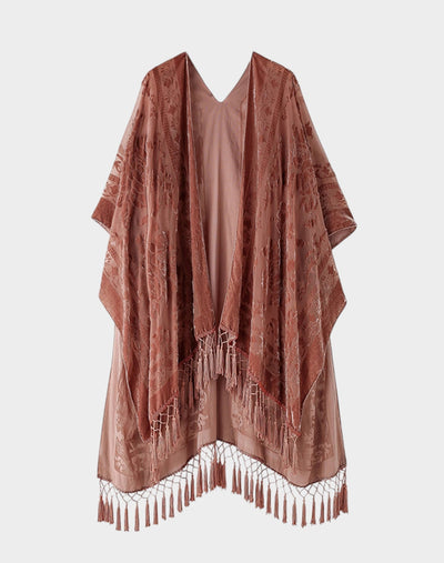 Noa | Velvet Kimono Cardigan