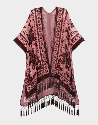 Noa | Velvet Kimono Cardigan