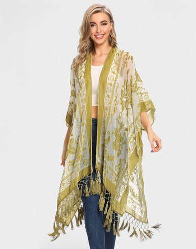 Noa | Velvet Kimono Cardigan