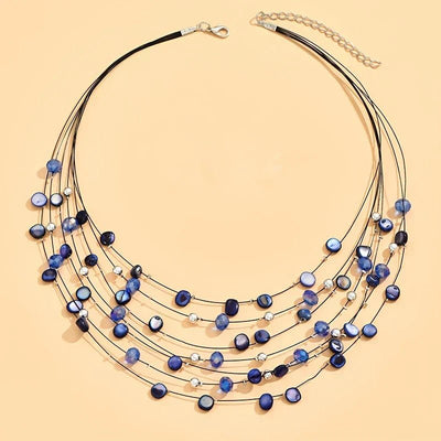 NORHEEN | TIMELESS MULTI - LAYER BOHEMIAN STYLE BEADED NECKLACE