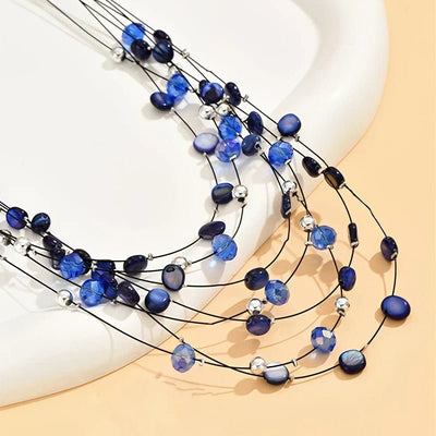 NORHEEN | TIMELESS MULTI - LAYER BOHEMIAN STYLE BEADED NECKLACE