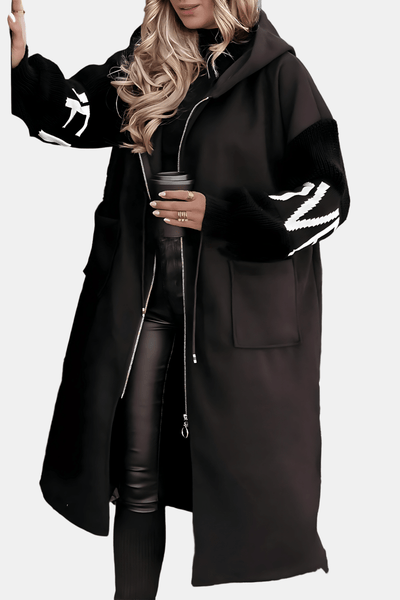 Ophelia | Windbreaker Long Jacket