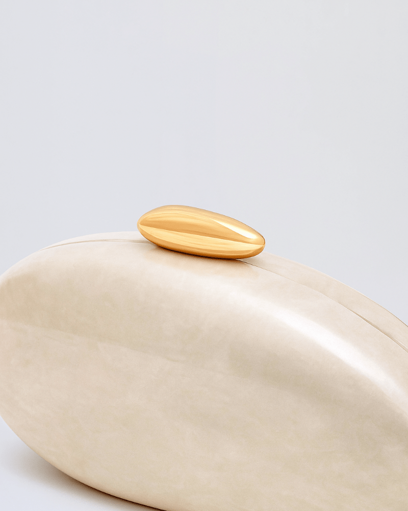 Pearlescent Clutch Bag