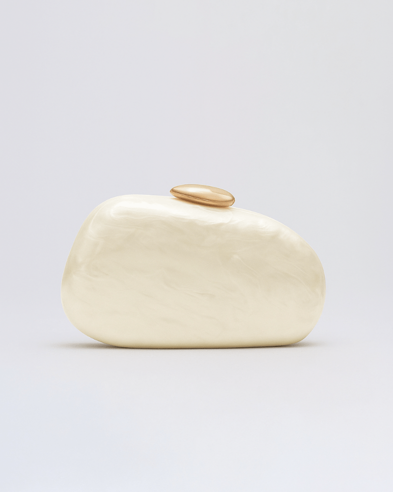 Pearlescent Clutch Bag
