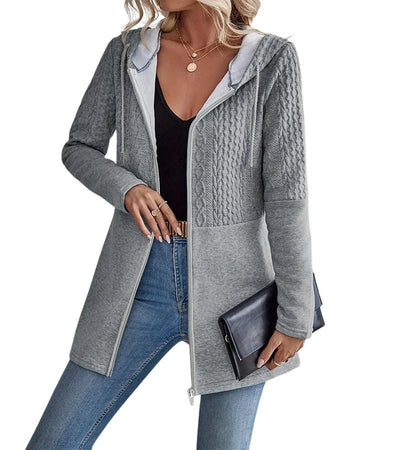 Plume | Cozy Knit Zip Hoodie