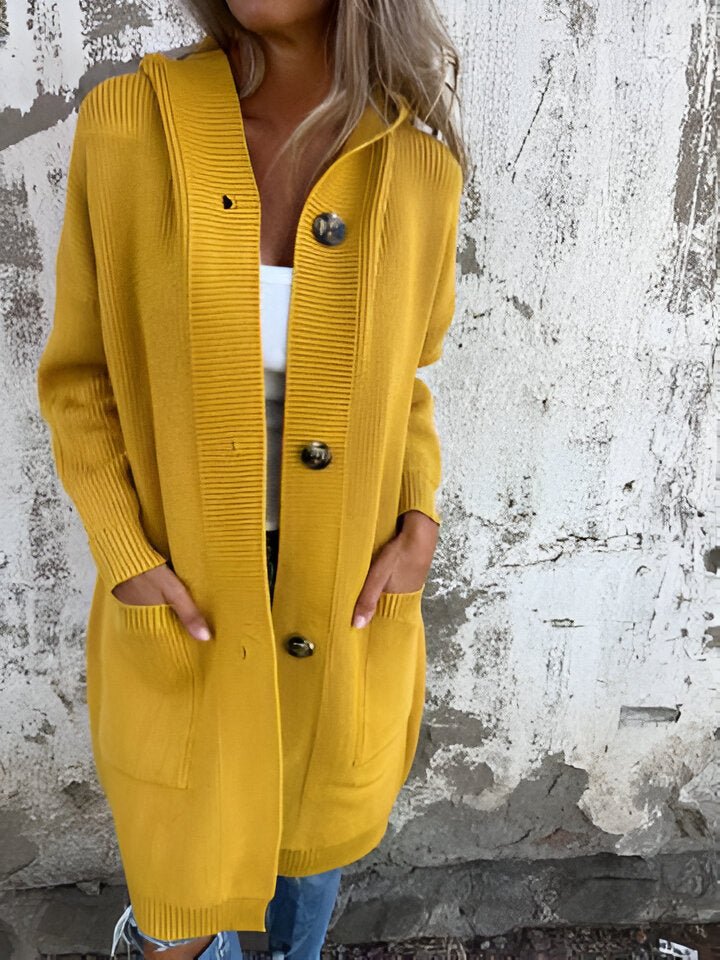 PRISCILLA™ | Spring/Fall Hooded Cardigan